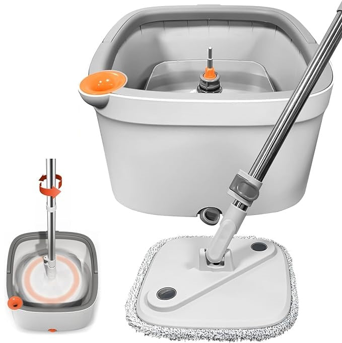 Spin Mop and Bucket